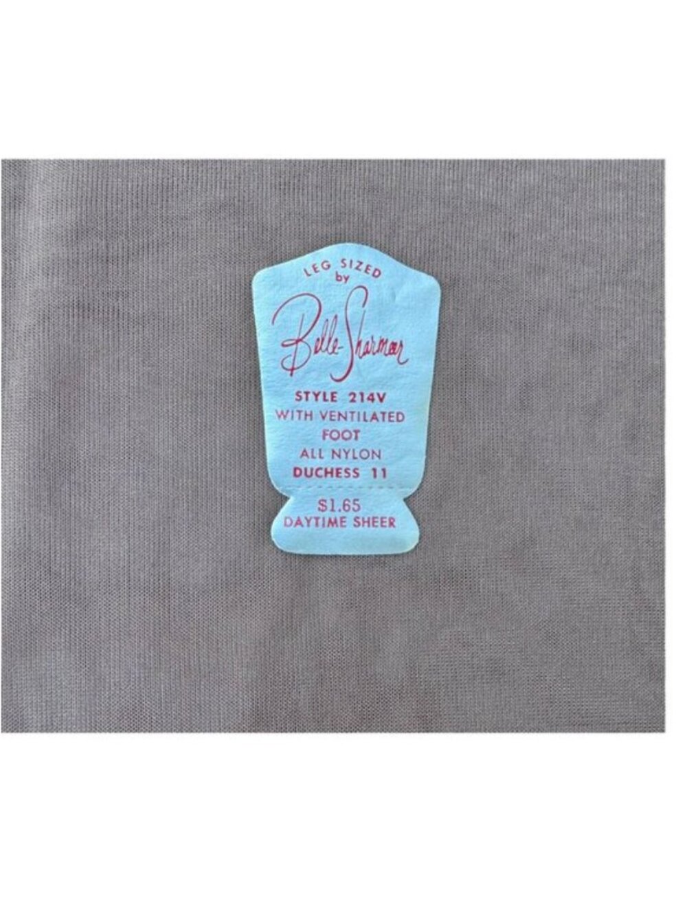 Vintage Belle-Sharmeer Nylon Stockings Duchess 11 Daytime Sheer Boxed - Picture 5 of 5